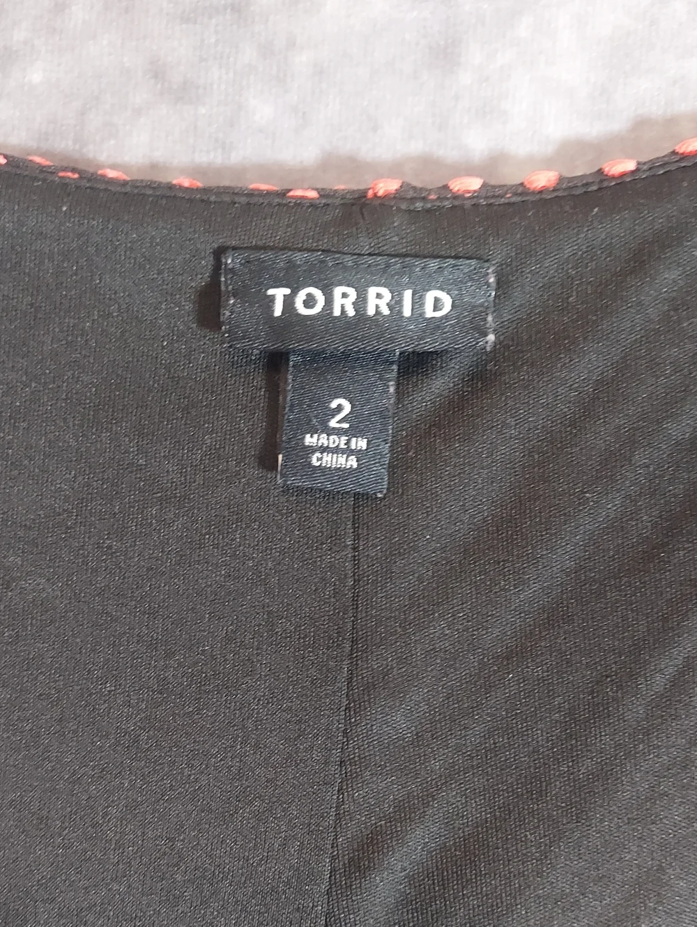 Torrid Red & Black Geo Dot Sleeveless Skater Dress Plus Size 2X (Size 2) Belted - Picture 3 of 11